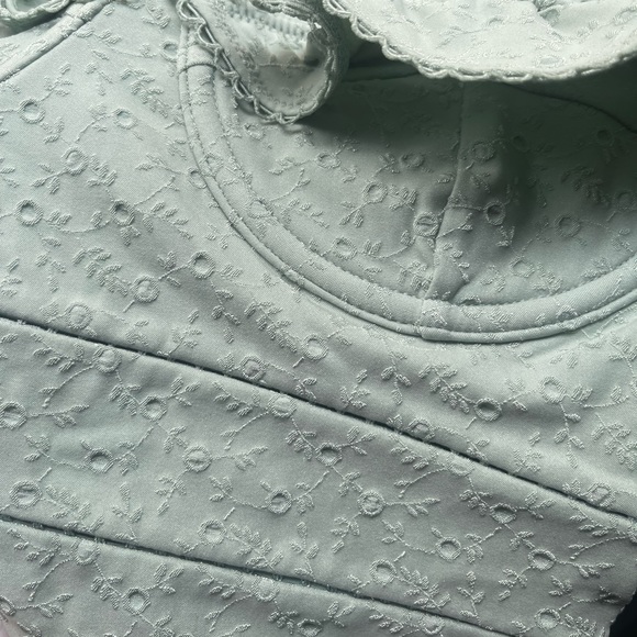 JONATHAN SIMKHAI Irving Eyelet One-piece Swimsuit - Picture 7 of 8